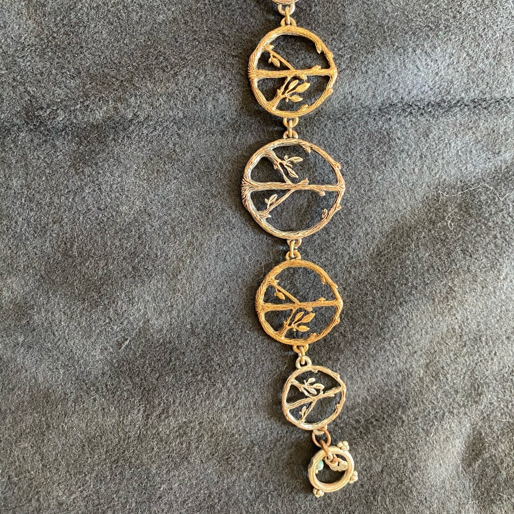 Peace Sign Lucky Bracelet